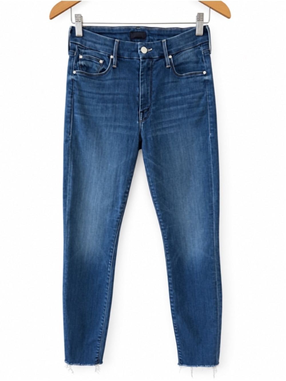 MOTHER THE LOOKER ANKLE FRAY Jeans Size 27